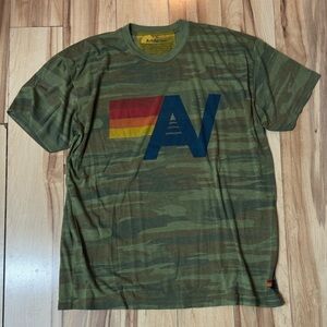 Aviator Nation Olive Camo Tee